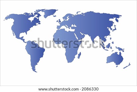 world map vector. stock vector : world map