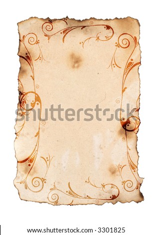 stock photo : antique paper background for your messages and designs