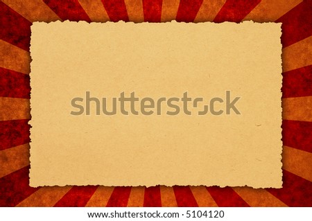 old parchment background for your messages and designs over sunbeam