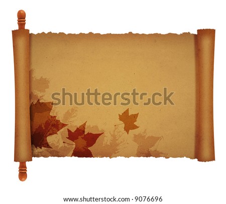old scroll parchment background for your messages and designs