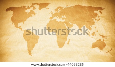 world map paper texture with beautiful color effects