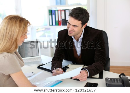 Woman Meeting Lawyer To Set Up Her Own Business