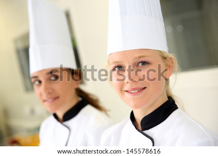 Portrait of student in catering wearing uniform