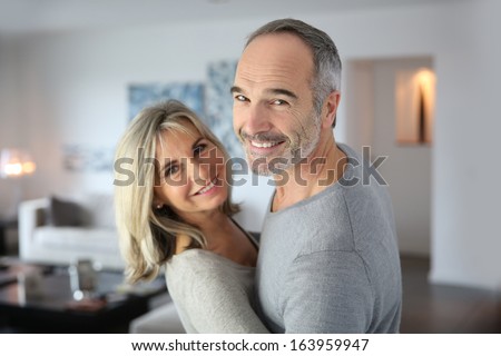 Cheerful senior couple enjoying life