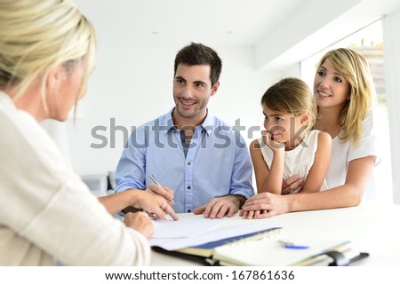 Family Meeting Real-Estate Agent For House Investment