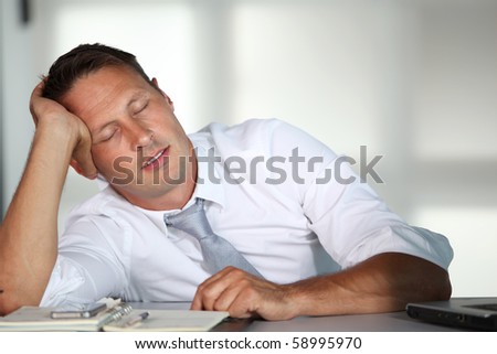 Businessman Sleeping