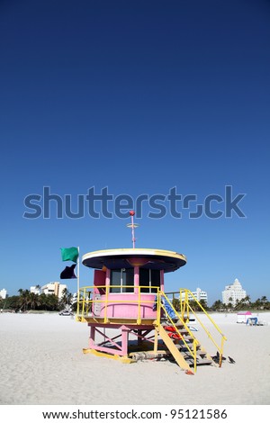 Lifeguard Hut in South Beach- Miami