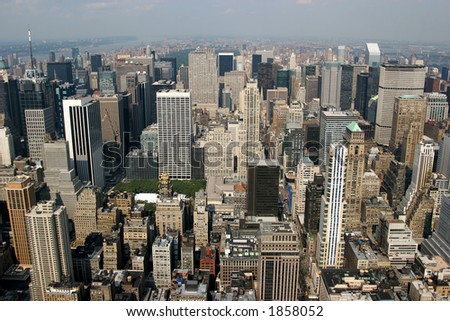 New York City â€“ aerial view from Empire State Building