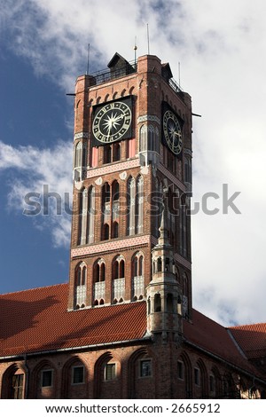 Town Hall in Torun (the mediaeval town listed among the UNESCO World Heritage Sites).