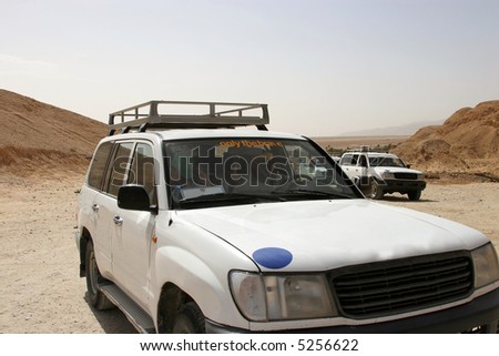 Landcruiser captured during safari in Tunisia