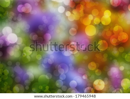 Blurred background with highlights