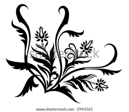 Floral Backgrounds Stock Vector Illustration 2943565 : Shutterstock