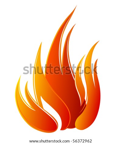 Fire Stock Vector Illustration 56372962 : Shutterstock