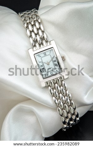 Luxurious female wrist watch