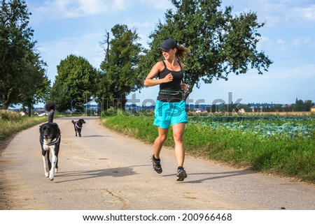running with dogs