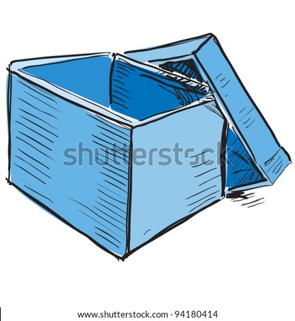 Cartoon Open Box