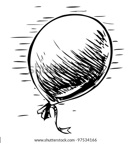 free balloon drawings