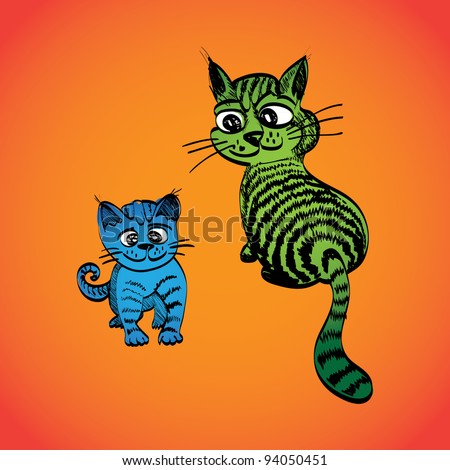 kitty illustration