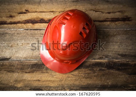 Protective Red Hard Hat