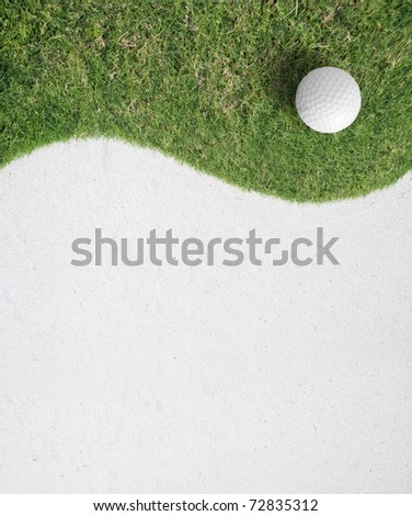 white Golf ball on green grass