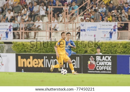 BANGKOK - MAY 17 : H.Nakata in action during Thailand-Japan Stars Charity Match between Stars Thailand (B) vs Stars Japan (Y) on May 17, 2011 at Supachalasia Stadium Bangkok,Thailand.
