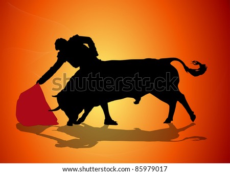Bullfighting Red Cape