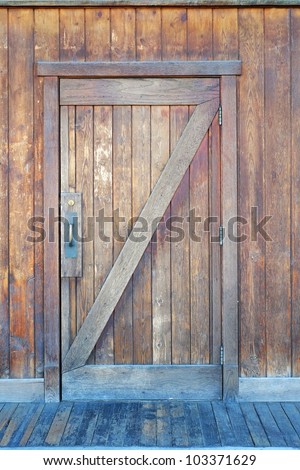 building a wooden door
