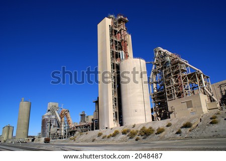 Cement Manufacturing Plant Stock Photo 2048487 : Shutterstock