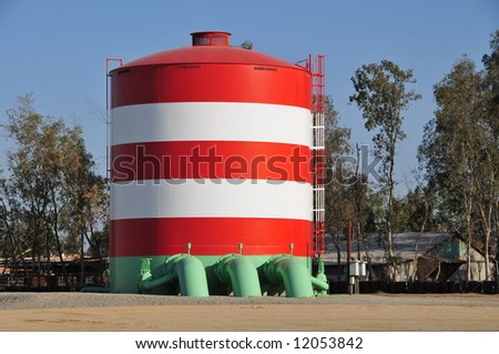Water tank, cooperative agricultural water storage agency, California