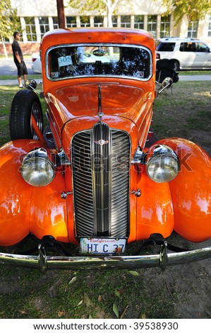 BAKERSFIELD, CA - OCT 24: This 1937 Dodge pickup truck appeared at the \