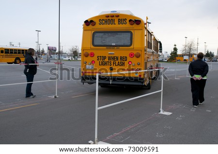 BAKERSFIELD, CA - MAR 12: The 28th Annual School Bus \