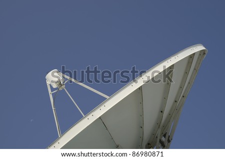 The satellite dish antenna is vital for modern communications