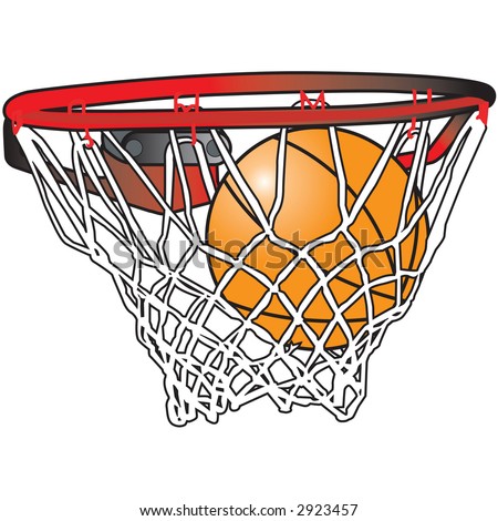 stock photo : basketball hoop