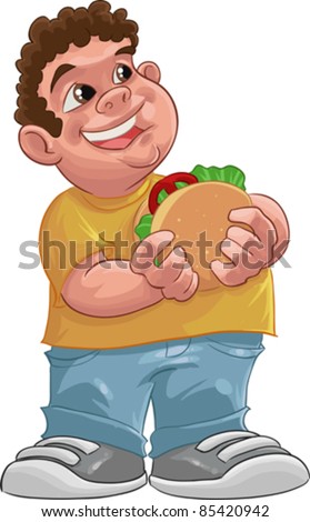 fat boy cartoon