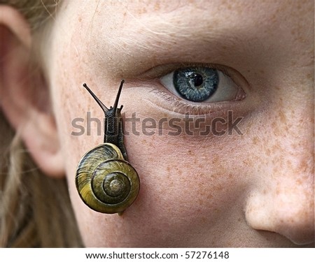 snail face