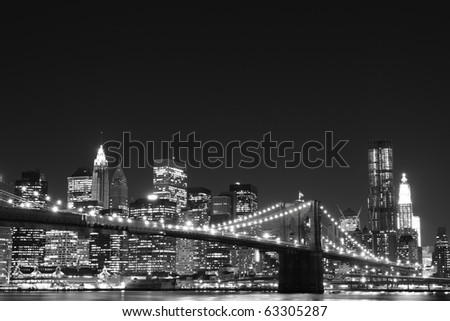 new york skyline night time. Skyline At Night, New York