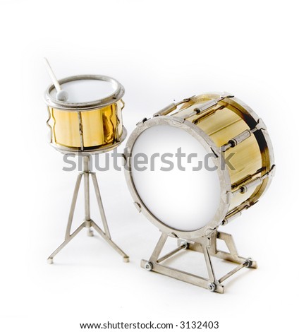 Orchestra instruments miniature, percussion