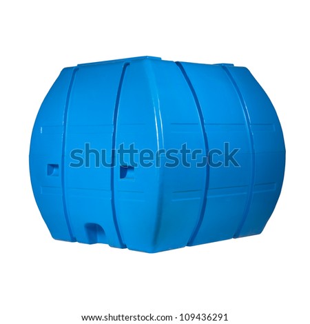 Big polyethylene container of 2000 l. for accumulation,storage and transportation of not only technical or drinking water,but also a variety of dry & liquid food products, as well as oils & chemicals.