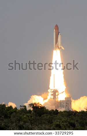 CAPE CANAVERAL, FL - JULY 15: After five unsuccessful launch attempts, Space Shuttle Endeavour (STS-127) takes off on a sixteen day mission from Kennedy Space Center on July 15, 2009 in Cape Canaveral, FL