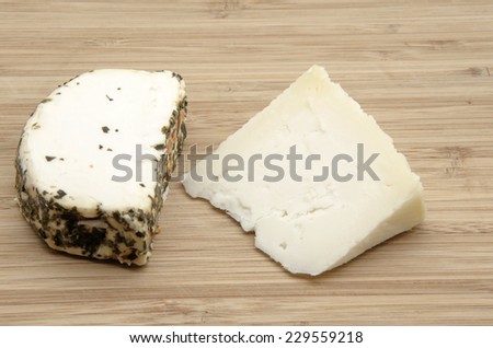 Assortment of fresh goat cheese