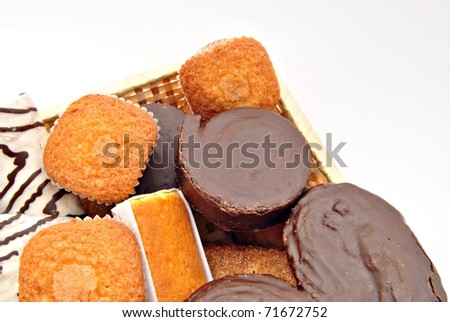 Assorted pastries and cakes