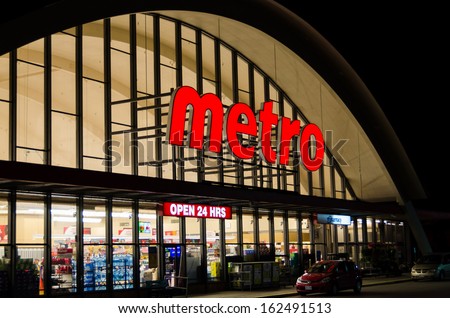TORONTO, NOVEMBER 10: Metro Inc. is food retailer operating in the Canadian provinces of Quebec and Ontario. Metro is the third largest grocer in Canada. As seen in Toronto,Canada on November 10, 2013