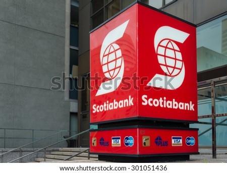 scotiabank canada entrance toronto banner building june sign search shutterstock