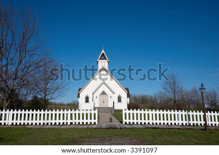 A country church in Iowa.