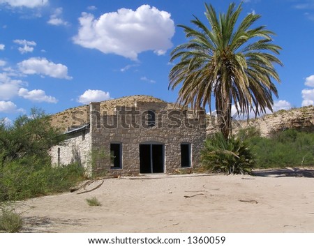 Historical Hot Springs Post Office in Big Bend National Park - Southwest Texas