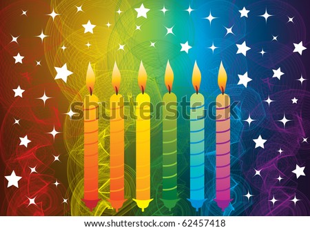candles wallpaper. candles and colorful,