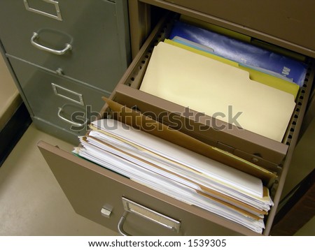 Open file drawer