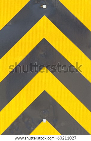 Warning Background Texture With Common Black and Yellow Stripes