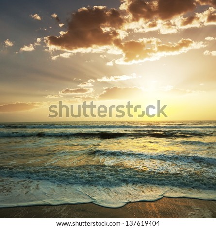 sea sunset sea sunset