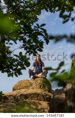 Meditation woman